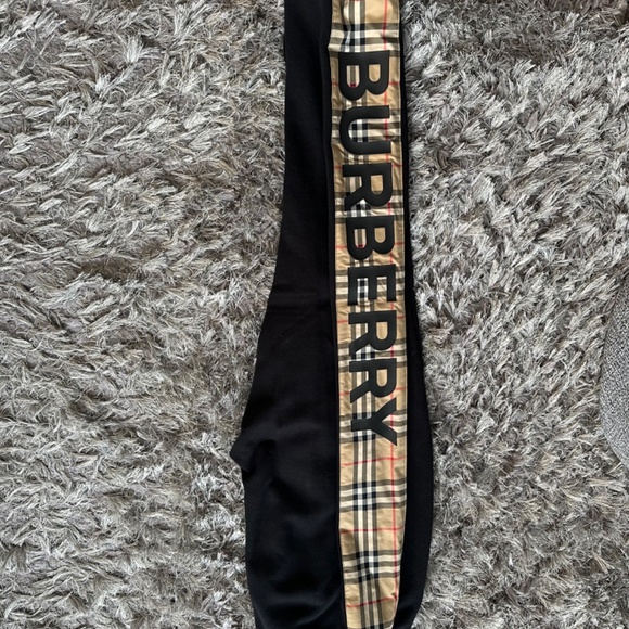 Burberry Vintage Check Panel Cotton Jogging Pants and Sweater - XS - Picture 6 of 11